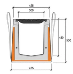 Betonnen kabelgoot HRI XP 30cm breed