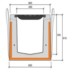 Betonnen kabelgoot HRI XP 40cm breed