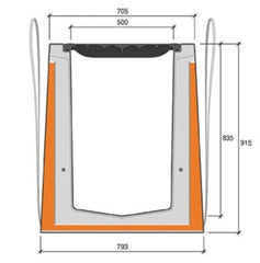 Betonnen kabelgoot HRI XP 50cm breed