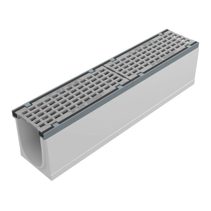 Roostergoot-Maxi Pur-150-Langstaafrooster-D400KN-L=1m-H=260mm-DWTN