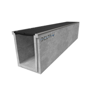 Afwateringsgoot-Delta-U-4060-Gietijzer-Rooster-D400-Diederen-Afwateringstechniek