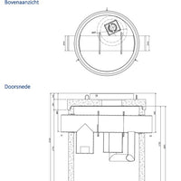 Koaleszenzabscheider mit Bypass 10/100l/s. Schlammfang 1000l