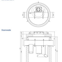 Koaleszenzabscheider mit Bypass 3/30l/s. Schlammfang 600l