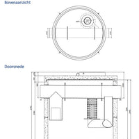 Koaleszenzabscheider mit Bypass 30/300l/s. Schlammfang 3000l