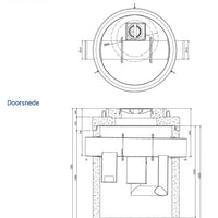 Koaleszenzabscheider mit Bypass 6/60l/s. Schlammfang 600l