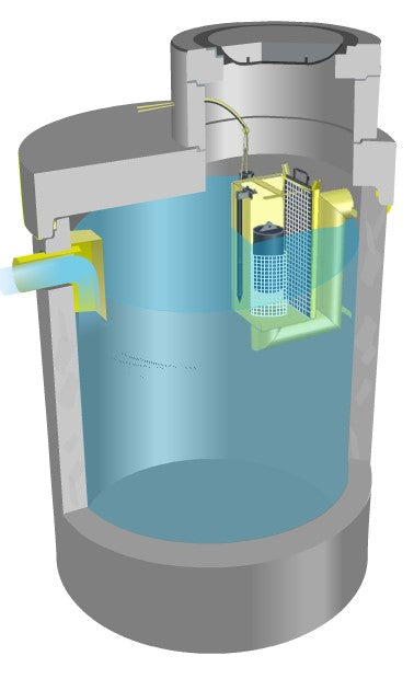 Coalescentieafscheider-Benzineafscheider-Afscheider-Slibvangput-Beton-DWTN