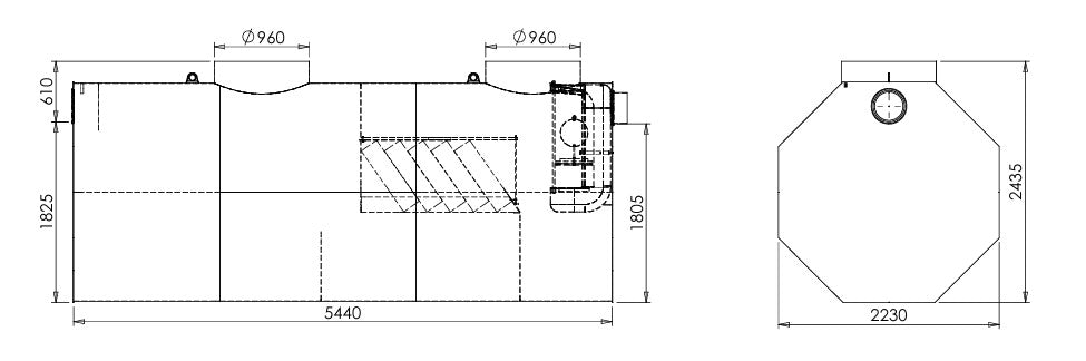 Coalescentieafscheider-Gecoat-Staal-100ls-Tekening-DWTN