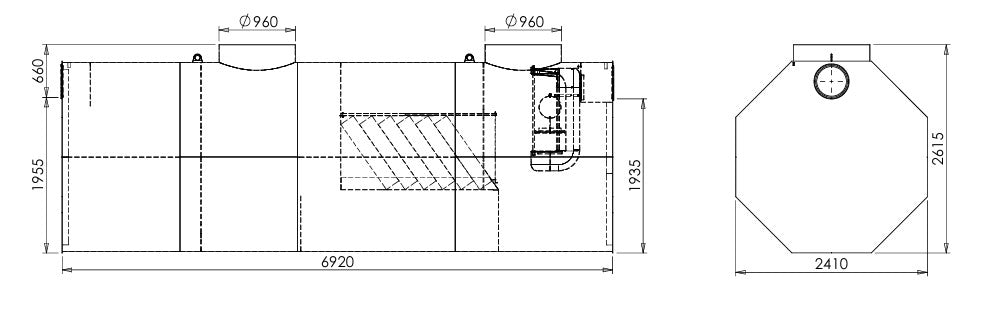 Coalescentieafscheider-Gecoat-Staal-150ls-Tekening-DWTN