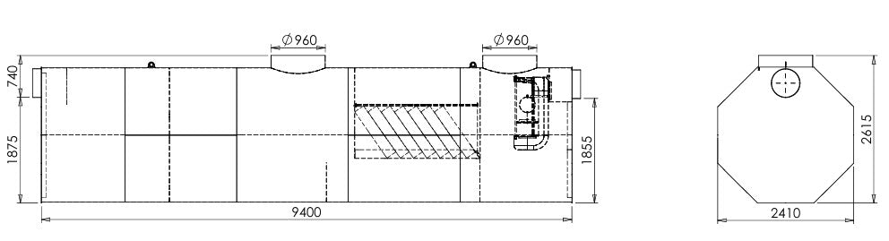 Coalescentieafscheider-Gecoat-Staal-200ls-Tekening-DWTN
