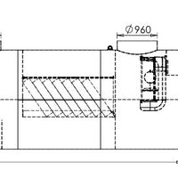 Coalescentieafscheider-Gecoat-Staal-200ls-Tekening-DWTN