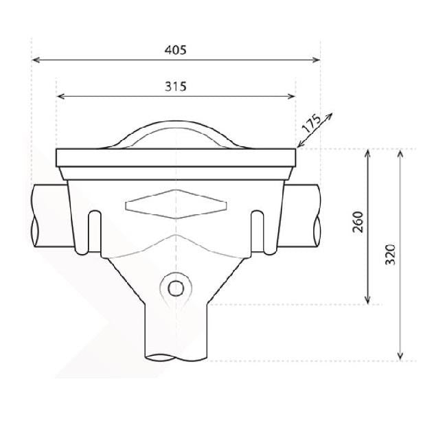 Compact Filter-PE-110mm-Tekening-DWTN
