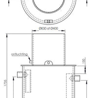 HDPE-Vetafscheider-2l-s-Slibvanger 200l-Rond-Tekening-DWTN