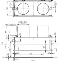 HDPE-Vetafscheider-4l-s-Slibvanger 400l-Rechthoekig-Tekening-DWTN