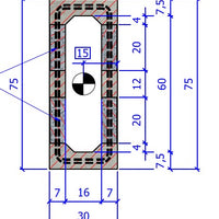 Infiltratiegoot-Infiltratieband-160-D400KN-Dwarsdoorsnede-Tekening-DWTN