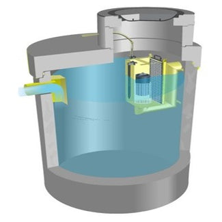 Olieafscheider 40l/s. Slibvang 4000l. D400KN. Beton
