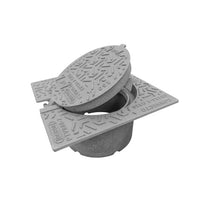 Cast iron manhole cover CONNECTO T315. For PVC pipe 315mm. C250KN
