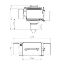 Regenwaterfilter-160mm-Tekening-DWTN