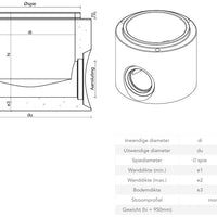 Ronde-Betonnen-Inspectieput 1000mm-CAP2-Tekening-DWTN