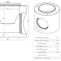 Ronde-Betonnen-Inspectieput 1000mm-CAP4-Tekening-DWTN