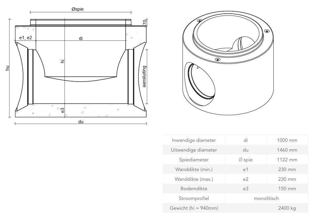 Ronde-Betonnen-Inspectieput 1000mm-P01-Tekening-DWTN