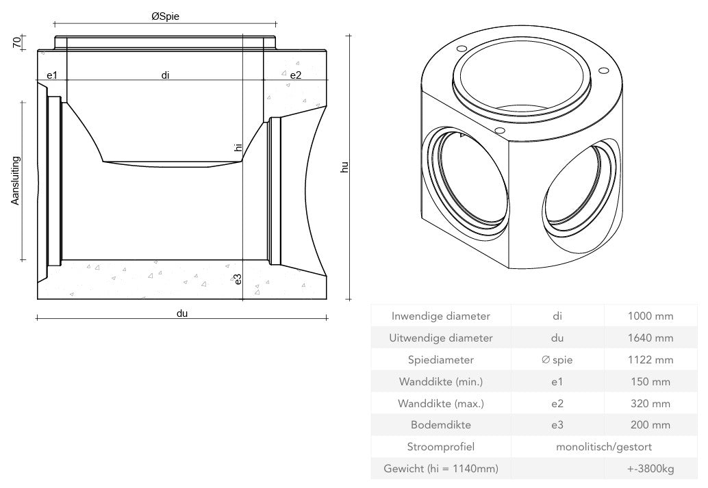 Ronde-Betonnen-Inspectieput 1000mm-P02-Tekening-DWTN