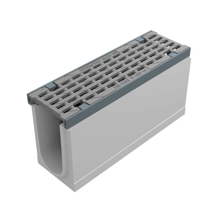 Roostergoot-Maxi-100-Langstaafrooster-D400KN-L=0,5m-H=260mm-DWTN