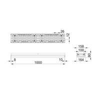 Roostergoot-Maxi-100-Langstaafrooster-D400KN-L=1m-H=80mm-Tekening-DWTN