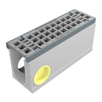Roostergoot-Maxi-100-Maasrooster-E600KN-L=0,5m-H=235mm-Hoekstuk-Tstuk-DWTN