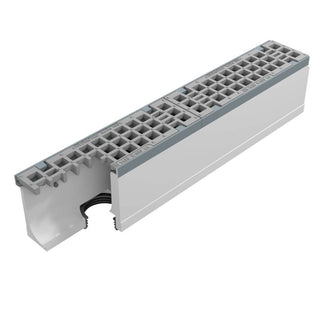 Roostergoot-Maxi-100-Maasrooster-E600KN-L=1m-H=210mm-Onderafvoer-DWTN