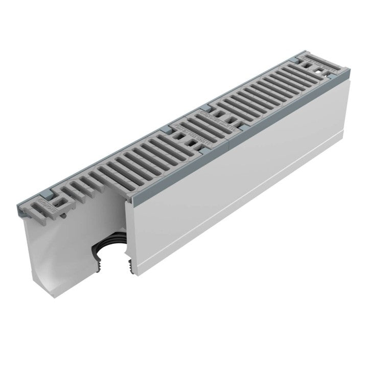 Roostergoot-Maxi-100-Sleufrooster-C250KN-L=1m-H=235mm-Onderafvoer-DWTN