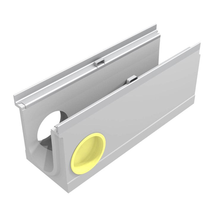 Roostergoot-Top-100-C250KN-L=0,5m-H=210mm-Hoekstuk-Tstuk-DWTN