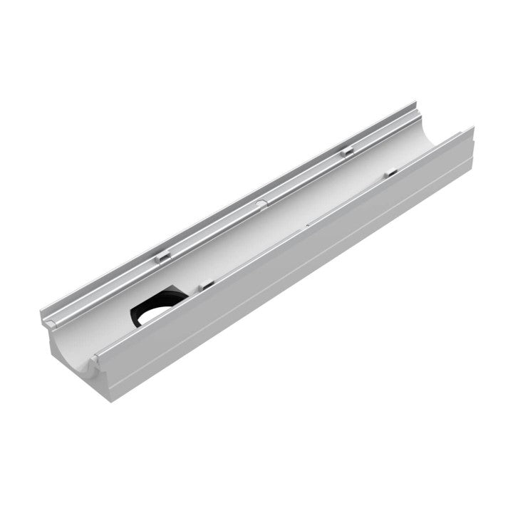 Roostergoot-Top-100-C250KN-L=1m-H=110mm-Onderafvoer-DWTN