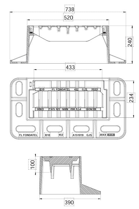 Straatkolkkop-Gietijzet-B10-D400KN-Tekening-DWTN