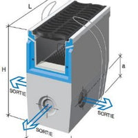 Zandvanger HRI 500-400. L=0,75m. F900KN. Banane rooster