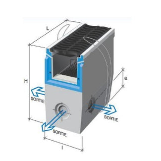 Zandvanger HRI 500-400. L=0,75m. D400KN. Banane rooster