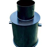 HDPE vetafscheider 2l/s. Slibvang 200l. Rond