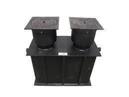 HDPE vetafscheider 4l/s. Slibvang 400l. Rechthoekig