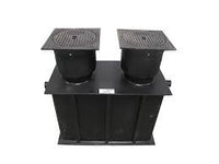 HDPE vetafscheider 4l/s. Slibvang 400l. Rechthoekig