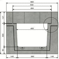 Zelfdragende-Betongoot-4030-Klasse-D-400KN-Inliggend-Tekening-DWTN