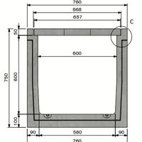 Zelfdragende-Betongoot-6060-Klasse-A-15KN-Inliggend-Tekening-DWTN
