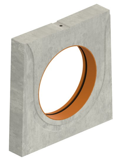 Verschlussplatte Schlitzzrinne 500 mm. 500 mm ablassen. Ohne Dichtungsgummi