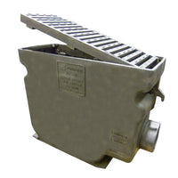 Cast iron street gully 3060EP1. PVC rear outlet 160. lxwxh=750x295x603mm