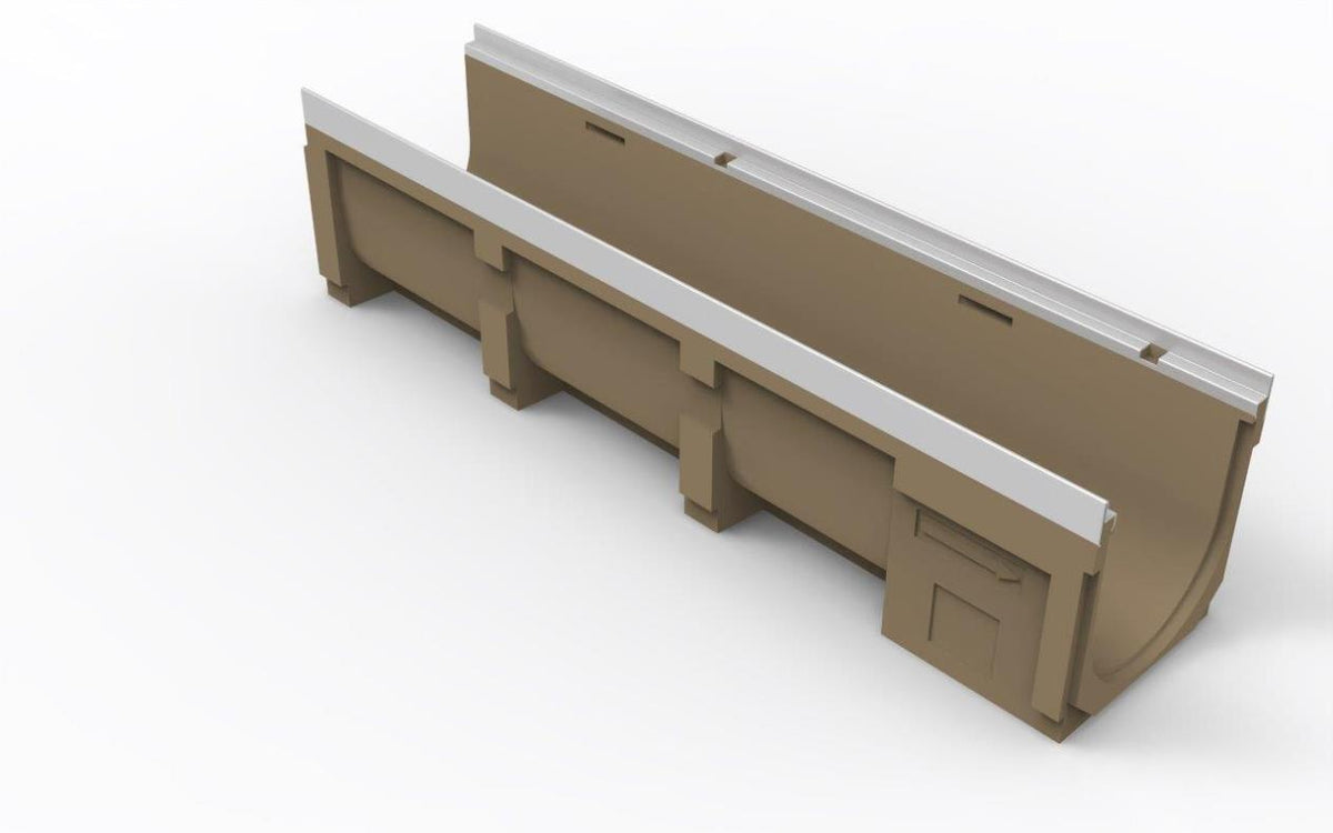 Polymer concrete cable tray P200. L=1m. H=310mm. E600KN