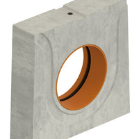 Closing plate concealed gutter 200mm. Drain 200mm. Without sealing rubber