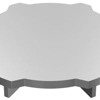 Stainless steel one-piece drain D200, round. Plate grid. M/125KN. Side discharge 75mm