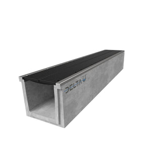 Grate gutter 4030. D400. Inset grille. L=1m. For cast iron grid