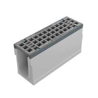 Grate gutter 100mm wide. Maxi 100. L=0.5m. Mesh grid. E600KN