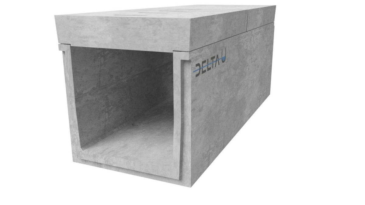 Grate gutter 6060. D400. Surface-mounted grille. L=2m. For concrete grid