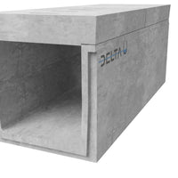 Grate gutter 6060. D400. Surface-mounted grille. L=2m. For concrete grid