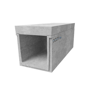 Grate gutter 6060. D400. Surface-mounted grille. L=2m. For concrete grid